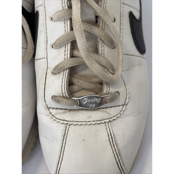 Nike Cortez black/white Sneaker Shoe Size 4.5 Y/ Fits Women 6 - Picture 8 of 13